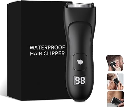 Hair Hair Mower, Electric Pasoir For Men, Professional Pasoir For Home Health with LCD screen (Black).. Discover the perfect shopping balance at DIAYTAR NIGERIA with competitive prices and prompt delivery.