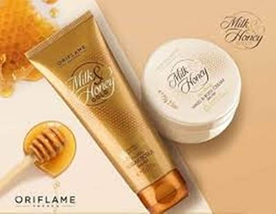 Set of milk, honey and sugar scrub, hand cream and body 75 g by package.. Shop with intention at DIAYTAR NIGERIA, offering thousands of products at budget-friendly prices.