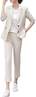 Standard blazer set two pieces with plain reverse and long sleeves for women.. Buy better with DIAYTAR Nigeria — the ultimate e-commerce platform in Nigeria.