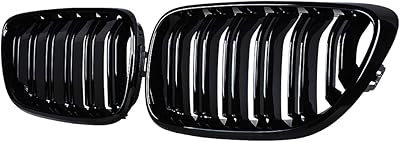 Bright black front grid Astra - Cleany grid compatible with BMW M2 F87 F22 F23 220i 230i 235i 2014-2018.. From fashion trends to home essentials — find it on DIAYTAR Nigeria.