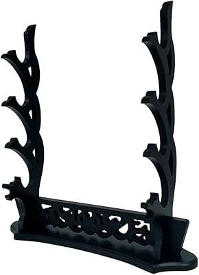 Step display, Wooden Wall Support for Katana, Katana Wakizashi Genji, Japanese samurai blade, Gladius sword support.. DIAYTAR NIGERIA delivers on our promise of variety, affordability, and prompt nationwide service.