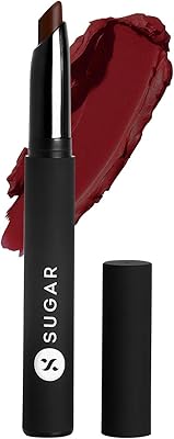 Sugar Cosmetics Red Lipstick Matte Attack Anti-Transfert 04 Maroon.. DIAYTAR Nigeria — the online store where variety meets value.