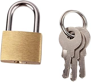 B.L.A. Small zipped luggage padlock for bag/suitcase - 20 mm.. Shop from our extensive catalog at DIAYTAR NIGERIA and enjoy doorstep delivery in just 5-8 days.