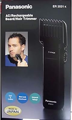 Rechargeable beard/electric hair mower *** Panasonic ER2031K made in Japan.. DIAYTAR NIGERIA: Your gateway to affordable products delivered reliably across Nigeria.