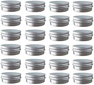 Aluminum jars containing empty cosmetic samples in metal screw caps.. Shop electronics, clothes, and everything in between on DIAYTAR Nigeria.