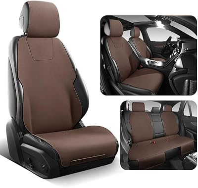 Car seat covers, cushion for Toyota Land Cruiser J6 / J7 / D8 / D9 / D12, front and rear seat all seasons, comfortable, breathable, non -slip, Protector of advanced suede car, coffee.. Experience the joy of discovery with DIAYTAR NIGERIA's vast catalog and nationwide affordable delivery.