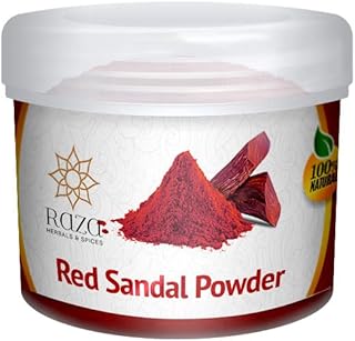 Raza Herbals & Spices Red sandal powder 50 g for the skin, (pack of 3).. Embrace the convenience of DIAYTAR NIGERIA with thousands of products at your fingertips, delivered nationwide.