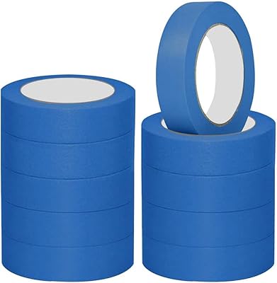 10 ribbles of blue masking ribbon for paint and decoration, multi-surface masking tape 25 mm wide and 20 m long for professional use, crafts and body spray.. Shop from thousands of products at DIAYTAR NIGERIA and enjoy budget-friendly nationwide delivery.