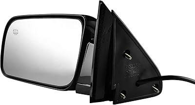 Rear view mirror on the left driver's paint in electric heated black for chevrolet.. Shop with confidence at DIAYTAR NIGERIA, enjoying competitive prices and delivery within 8 days.