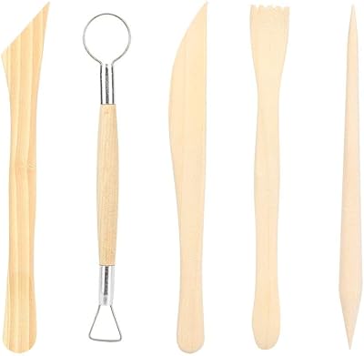 A set of pottery and clay sculpture tools with a wooden handling handling in ceramic shaping.. Shop across boundaries with DIAYTAR NIGERIA's comprehensive catalog delivered nationwide at budget rates.
