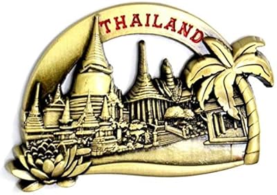 Thai metal refrigerator magnet with a unique design for the house, the kitchen, the trips, the holidays and the decoration of souvenirs, glue your menus and photos on the refrigerator.. DIAYTAR NIGERIA: Nigeria's answer to affordable online shopping with reliable 5-8 day delivery guarantee.