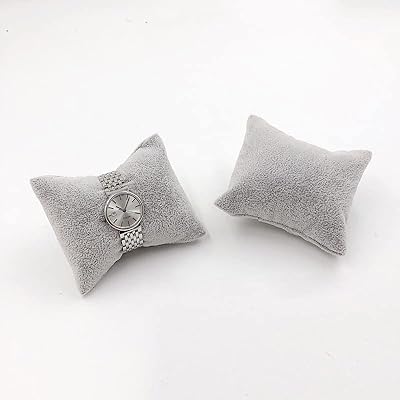 The White Shop 10 pieces Small bracelet display/Velvet watch pillow (gray).. Discover more ways to save — every day on DIAYTAR Nigeria.