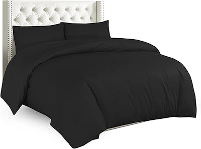 United bedroom set with duvet cover and pillowcase, without ironing, for bedroom (simple, black).. Nigeria's fastest-growing e-commerce site offers unbeatable prices and delivery within 8 days.