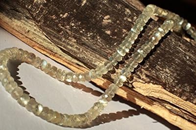 Ceyloned moon precious moon stones necklace accessories, jewelry, birthday, gift, gift idea, engagement, gift, birth stone of August 4 - 6 mm 41 cm.. DIAYTAR NIGERIA brings affordable shopping to your fingertips with reliable delivery in less than 8 days.