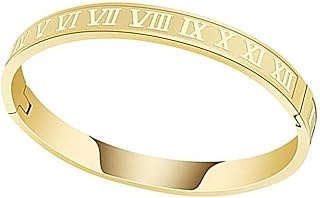 Elegant chain bracelet with brilliant romantic numerals for men and women, gold, silver and pink gold, stainless steel bracelet in three colors.. DIAYTAR NIGERIA: Where shopping is easy, prices are low, and delivery is just days away.