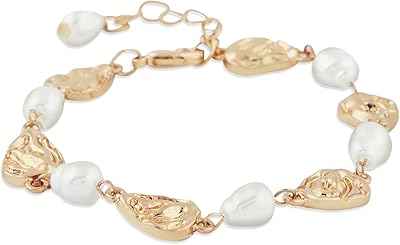 Modern studded Modern Bracelet of Golden Pearls of Zaveri - ZPFK10532, Metal, Pearl.. DIAYTAR Nigeria brings you closer to everything you need — fast delivery, low costs, and variety.