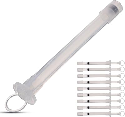 Helvd 20pcs Lubricant injector, disposable lubrication tube, vaginal and anal lubricating applicator, injector booster for gels, creams, oils, 5G tablets, transparent.. DIAYTAR NIGERIA connects you with thousands of products at competitive prices, delivered within a week.