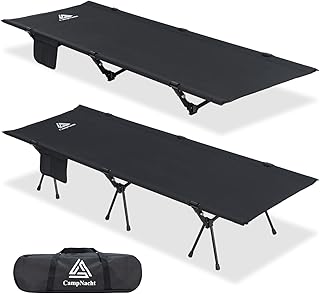 Light camping bed Youugym Campnacht with leg extensions, hiking bed for the outside, black.. Shop confidently with DIAYTAR NIGERIA's vast product range and budget-friendly nationwide shipping.