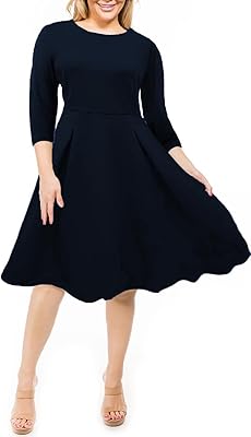 Large size dresses for women, fitted cut, floral print, relaxed, round neck, noon length with pocket.. Fast delivery is our promise — DIAYTAR Nigeria keeps it real.