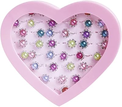 36 Adjustable rings for little girls, multicolored pearl rings for girls, dressing rings for little girls, set of princess rings.. Discover the convenience of DIAYTAR NIGERIA's vast e-commerce platform with delivery in just 5-8 days.