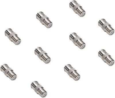OTHMRO 10 PIECES Quick connector type F cable adapter PAL MALE TO FEMAL.. DIAYTAR NIGERIA: Putting quality products within reach of every Nigerian through our affordable marketplace.