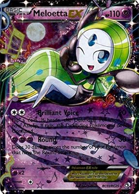Pokémon Meloetta-Ex (RC11 RC25) Legendary treasures.. DIAYTAR NIGERIA brings satisfaction with every purchase through affordable prices and prompt shipping.