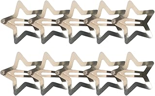 Star hair pliers snap for women girls, girls silver star hair clips for thick and fine hair for long and short hair accessories, 10 pieces.. Your trusted marketplace, DIAYTAR NIGERIA offers comprehensive selection with budget-friendly delivery.