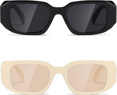 Masdon Y2K sunglasses for women and men with a modern square design for UV protection.. Enjoy low prices, wide selections, and reliable delivery with DIAYTAR Nigeria.