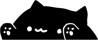 Vinyl sticker AGL Bongo Funny Cat even ([5 "X 2", Bongo Noir).. DIAYTAR NIGERIA makes online shopping accessible to all with budget-friendly prices and reliable delivery.