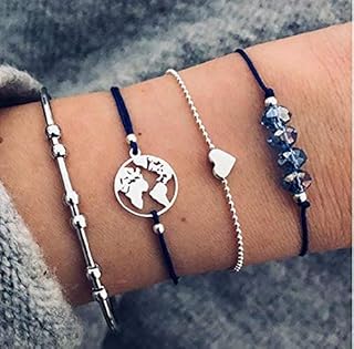 Set of women's accessories bracelets.. Experience the ease of one-stop shopping with DIAYTAR NIGERIA's diverse catalog and nationwide delivery.