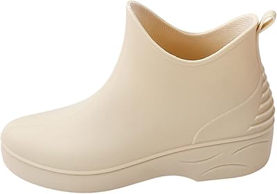 Hobtec Rubbers Rain Boots Women Rhinobots Rhinobots Rubber Boots Nausting Water Shoes for women on top for beige adults (size: 40).. Experience shopping without compromise at DIAYTAR NIGERIA, with vast selection and quick delivery.