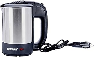 Geepas truck kettle in 0.5 L stainless steel, concealed heating element GK38047 for protection against dry boiling and overheating, automatic on/off switch, silver.. DIAYTAR NIGERIA: Making quality products accessible to all Nigerians at affordable prices.