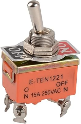 Reliable on 2 position switch with 2 positions, mini rocking switch 15 A, on/off -stop switch switch and 4 screw connectors (1).. Shop smart, shop DIAYTAR — Nigeria’s trusted e-commerce site.