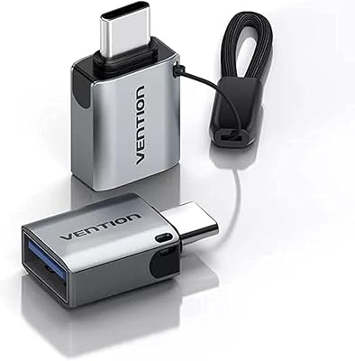 OTG adapter USB-C Male version to USB 3.0 Gray Female Aluminum Alloy 5GBPS 3A Compatible with iPad Pro, MacBook Note 20 Ultra, S21 Plus, Huawei P40, Xiaomi 11 (USB 3.0 C to A, 2-room pack).. DIAYTAR NIGERIA: Where every Nigerian finds what they need at prices they can afford, delivered promptly.