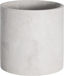 Bigq Pot of 5.5 -inch cement interior plant - Modern gray flower pot with drainage hole - Home and office decoration.. DIAYTAR NIGERIA: Your partner in affordable online retail with reliable shipping across Nigeria.