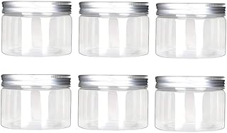 6 pieces 120ml 4oz cosmetic storage container in transparent plastic with silver aluminum aluminum cover.. Experience the convenience of online shopping with DIAYTAR NIGERIA's reliable 5-8 day delivery service.