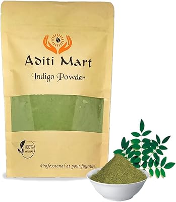 Natural indigo powder aditi mart for black hair, avuri leaves powder, nila amari, nile patti, nilayamari, indigo aku - 227g.. Your ideal shopping companion, DIAYTAR NIGERIA offers unmatched variety with delivery within a week.