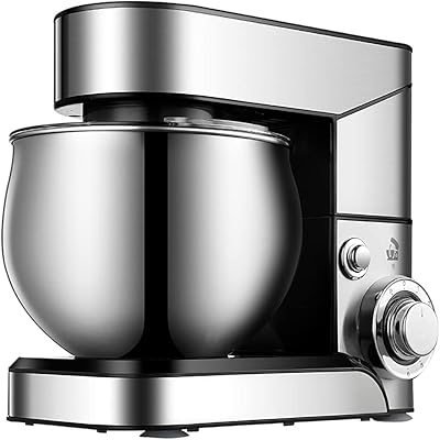 Stainless steel food mixer with tilting heads of 1,200 W with bowl.. Discover endless shopping possibilities at DIAYTAR NIGERIA, with budget-friendly prices and reliable delivery.