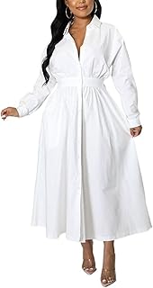 Long formal dress for zokiva's woman, elegant dress with long sleeves and buttons on the front (color: white, size: s).. Unlock endless possibilities with DIAYTAR NIGERIA's affordable marketplace and reliable delivery service.