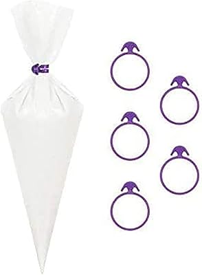 Extra thick pastry bags 16-inch sky-touch, 100 pieces, disposable socket bags for cake decoration, cake decoration bags with 5 bag fasteners.. Experience retail therapy without the financial stress at DIAYTAR NIGERIA's affordable e-commerce platform.