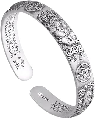 Bixue Feng Shui bracelet In Sterling Glowwave 999, Protective Bracelet Adjustable Pi Xiu Mantra Fortune, Decoration of wealth and happiness Fengshui.. Discover the convenience of DIAYTAR NIGERIA's vast e-commerce platform with delivery in just 5-8 days.