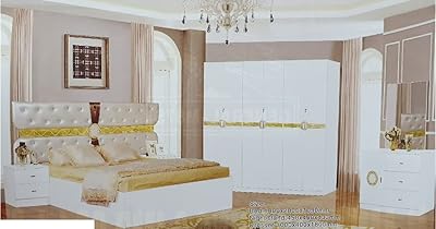 5 -room bedroom set 180 x 200 cm (Master King) by Alamir Trading Co.. DIAYTAR NIGERIA delivers more than purchases - we deliver affordable shopping solutions within the week.