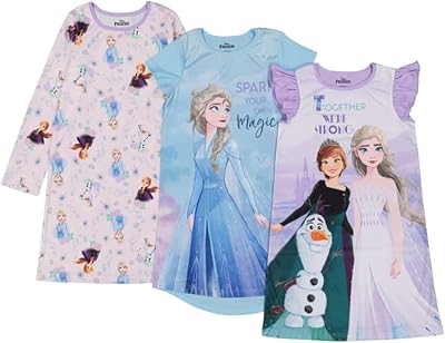 Princess girls | The Snow Queen | Package of 3 Minnie Mouse night shirts (package of 8).. Discover endless possibilities with DIAYTAR NIGERIA's vast e-commerce selection and budget-friendly delivery.