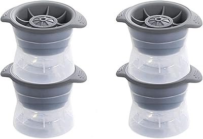 A set of 4 ice creams that make circular and spherical silicone ice molds that produce large 2.5 -inch ice cubs.. Shop with purpose at DIAYTAR NIGERIA, where your money goes further and delivery is always prompt.