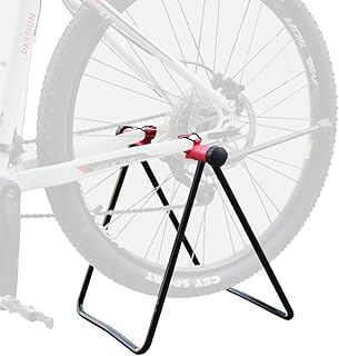 Easy to use bicycle support adjustable height foldable mechanical repair support for storage.. Skip the traffic, shop online — DIAYTAR Nigeria brings it to you.