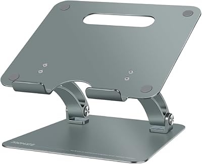 Ergonomic support for laptop Promatical aluminum alloy with pads.. Discover why millions choose DIAYTAR for affordable online shopping with delivery in just 5-8 days.