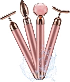 Facial roller 4 in 1 in 24 carat gold, skin care tool for arms, eyes, nose, face.. Experience the satisfaction of affordable shopping with DIAYTAR NIGERIA's nationwide 5-8 day delivery.