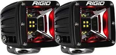 Rigid Industries - Mounting on a Red Radiance Scene backlit surface, Lot of 2 - Pod Scene D stage lighting.. DIAYTAR NIGERIA: Where every click leads to affordable purchases delivered promptly to your door.
