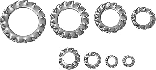 Assorted set of 300 parts of locking rings without clearance delivered with storage box, set of flat stainless steel rings, serrated repair for the installation of components.. Shop with intention at DIAYTAR NIGERIA, offering thousands of products at budget-friendly prices.