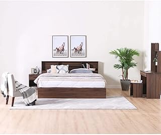 5 -room bed set Danube Home Gamora King size + bedside table + chest of drawers and chair with mirror | Completely comfortable bed set | Set of wooden bedroom furniture with modern and massive design (King size, dark brown columbia).. Discover thousands of products on DIAYTAR Nigeria — from fashion and electronics to home goods. We guarantee quick delivery and competitive pricing across the board.